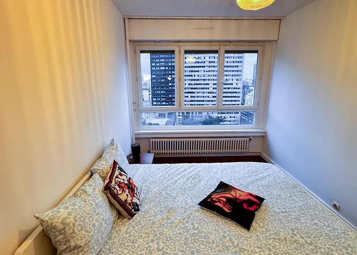 Paris View Direct Access 10 People 아파트 쿠르브부아